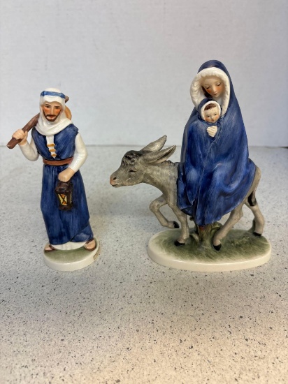 Goebel Joseph and Mary figurines, flight to Egypt