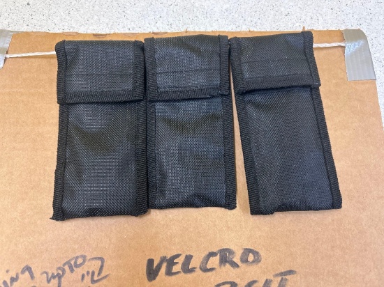 3 velcro belt clips