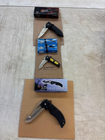 3 new pocket knives