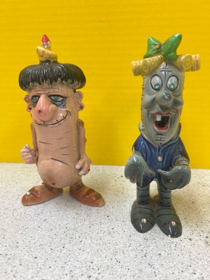 2 rare 1960s KREISS psycho ceramics