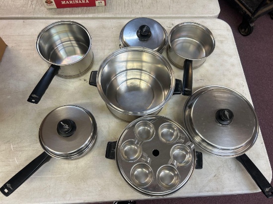 lifetime stainless steel cookware kitchenware set