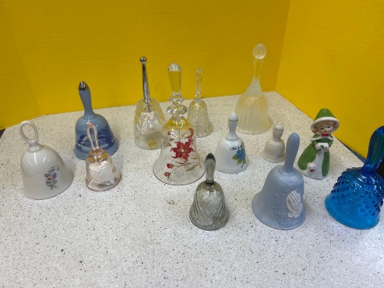 Glass and other collectible bells
