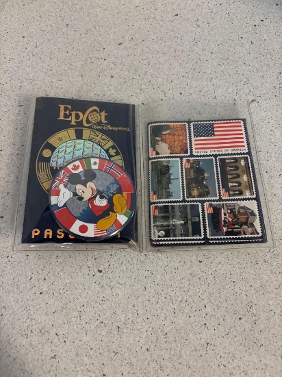 Walt Disney World Epcot center passport and country stamps