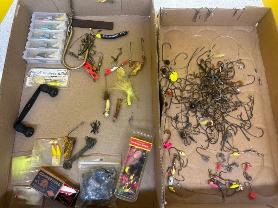 hooks, fishing lures and miscellaneous