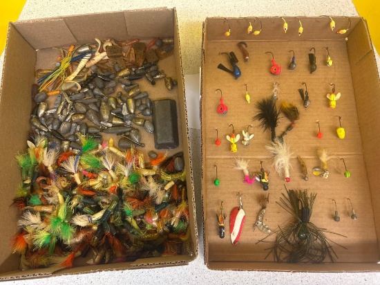 older and newer, fishing lures