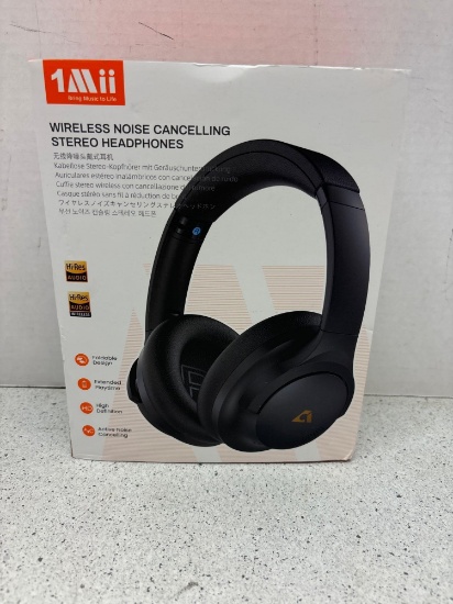 Wireless noise canceling stereo headphones