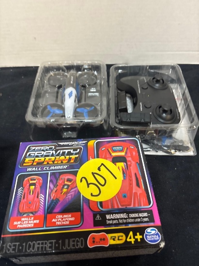 zero gravity wall climber and a drone