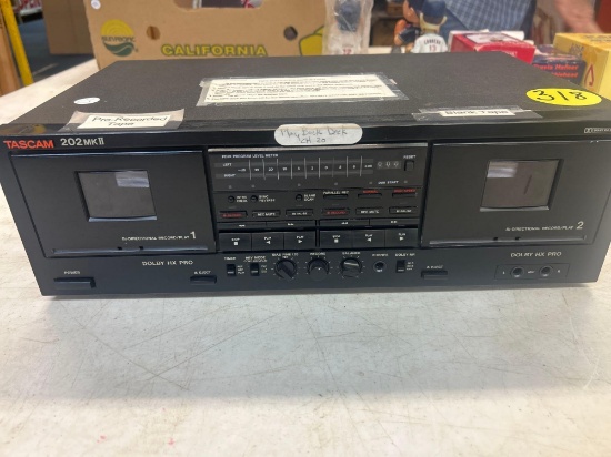 TASKAM 202 MKII bi directional playback deck