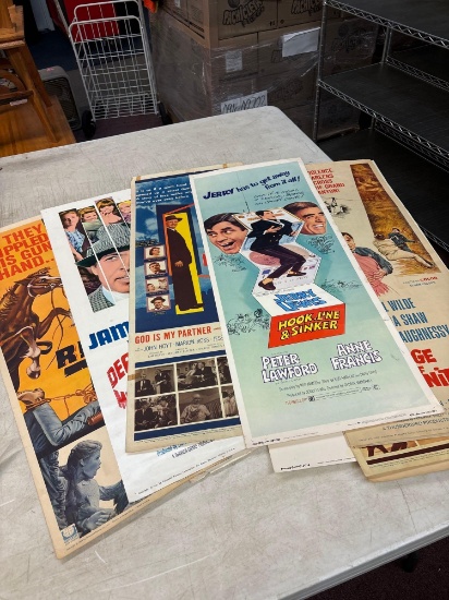 Great lot of old movie posters