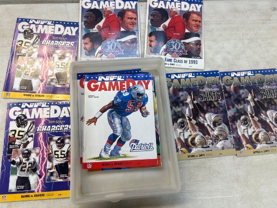 NFL game day magazines browns