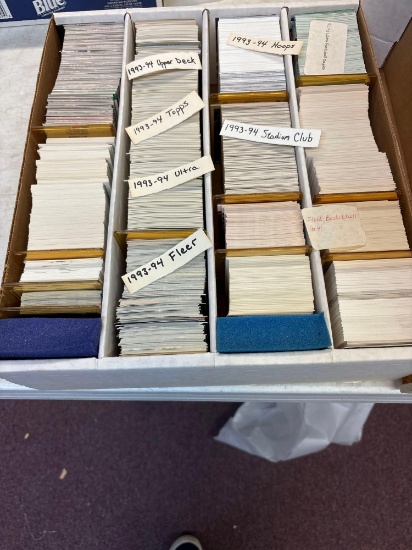 Collectible basketball cards