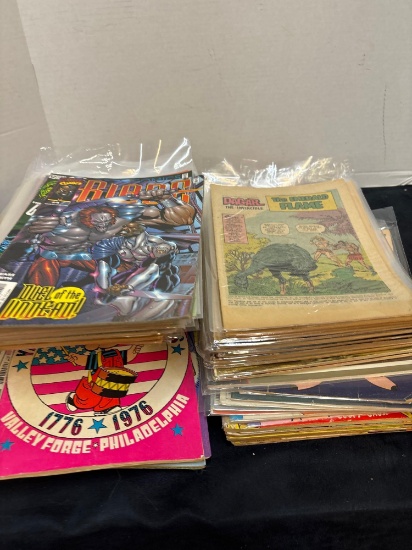 Vintage comic books