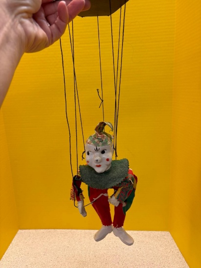 Vintage Marionette hand puppet