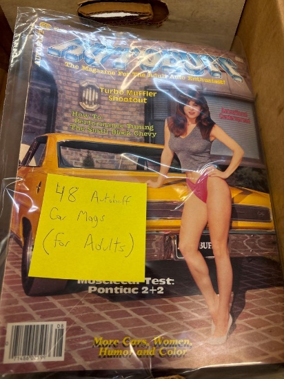 48. Auto buff car magazines for adult adults.