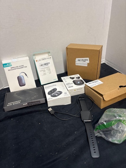 Surround sound, earphone, wireless audio receiver