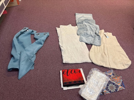 Yoofoos product, small blanket, pair curtains, etc.