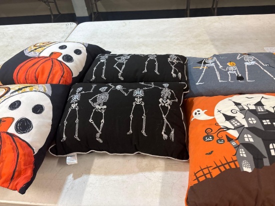 Halloween throw pillows
