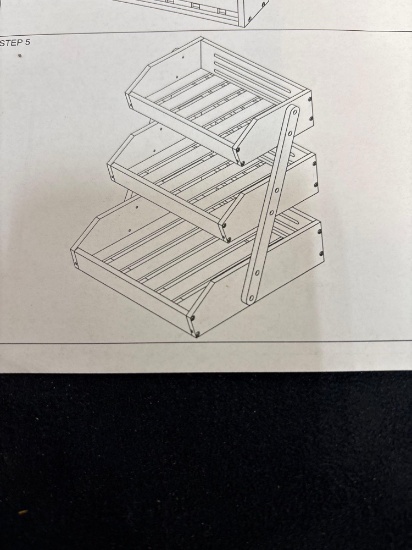three tier bamboo Fruitbasket will need assembled