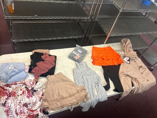 large lot of womens clothing