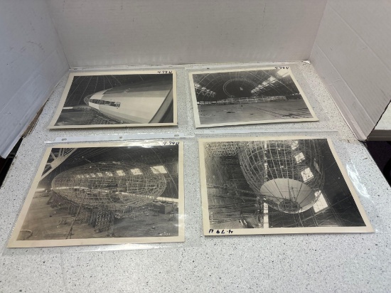 Four Akron airship construction pictures