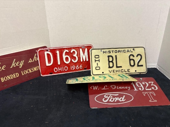 1966 Ohio license plate historical vehicle