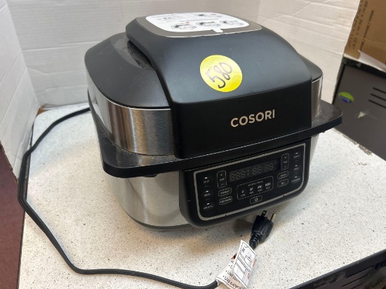 COSORI indoor grill and smart XL air fryer
