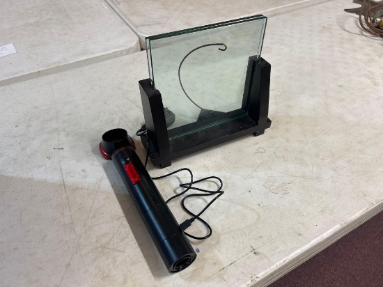 glass frame electric wine opener