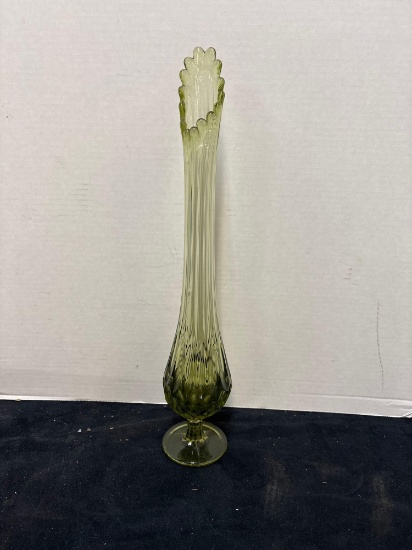 mid-century swung Vase 18 inches tall