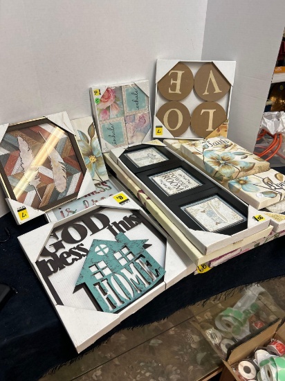 homey decorational signs