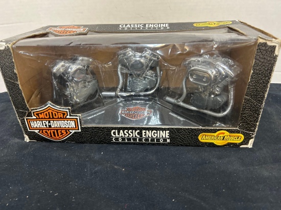 classic engine collection, Harley Davidson in box