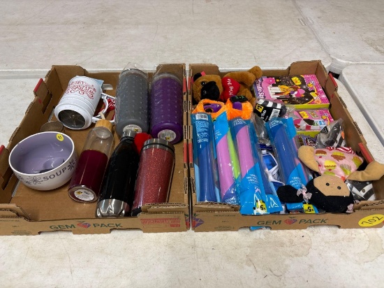 Tumblers, Cooling towels, Plush animals, Etc.