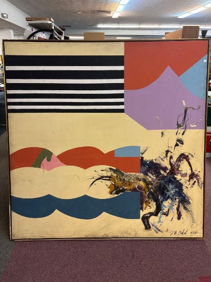 The eve of Adam JM Sokol, 1970 oil on canvas