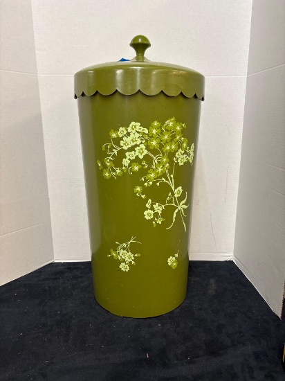 vintage laundry hamper basket