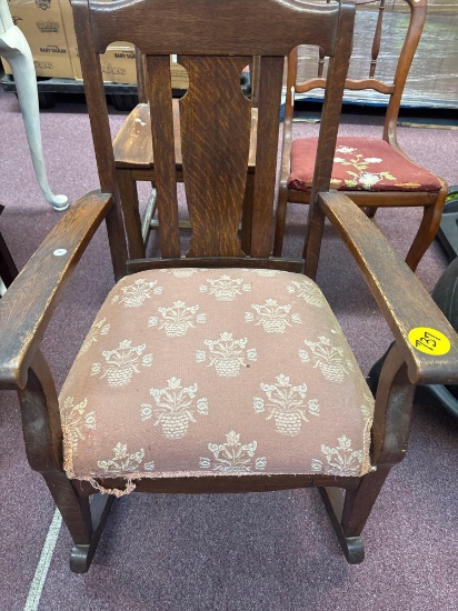 antique oak rocker
