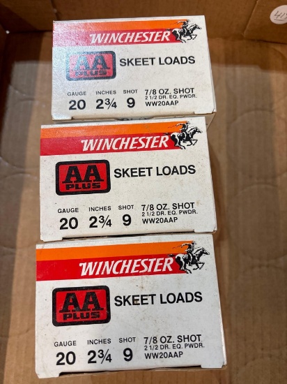 Winchester skeet loads