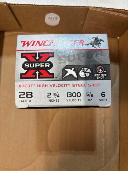 Winchester super X 28 gauge bullet
