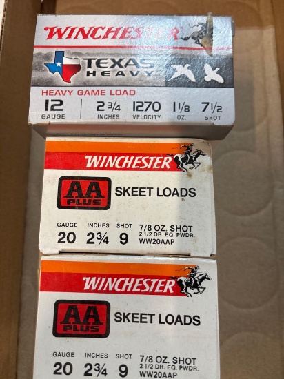 Winchester skeet loads Winchester, Texas heavy 12 gauge