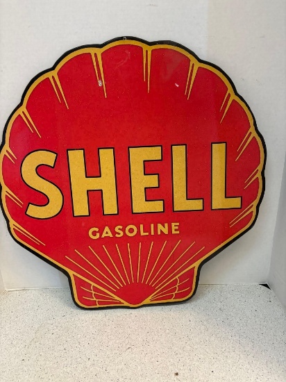 Shell gasoline, metal sign, 20 inches