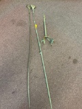 3 copper lightning rods.