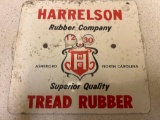 Harrelson rubber Company, Ashboro, NC tread rubber, metal mechanical time sign
