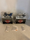 Two Harley Davidson diecast MAISTO motorcycles