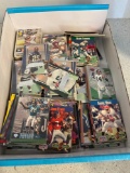 Football cards, mostly upper deck