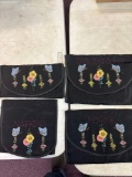 Vintage flatware cozies