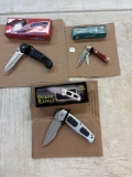 Three new pocket knives