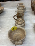 studio pottery cups and pots