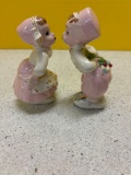 Vintage ceramic kissing couple