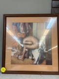 Abstract art of a lady