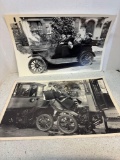 2 Laurel and Hardy, still photos and autos