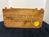 KEIL Lock company Charlestown, New Hampshire crate