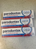 3 parodontax toothpastes